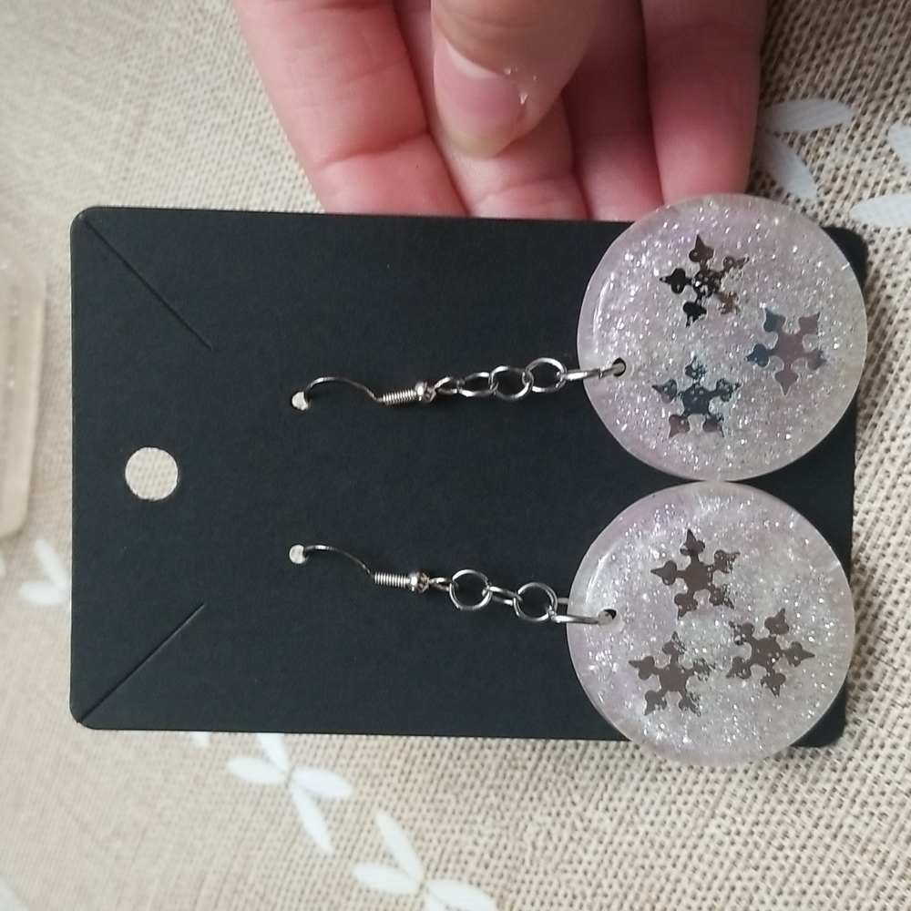 Handmade box and earrings set. - Picture 4 of 9